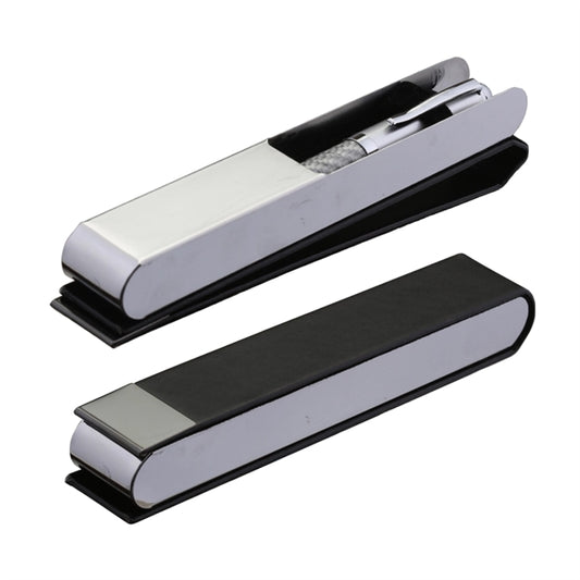 Leatherette And Metal Single Pen Box