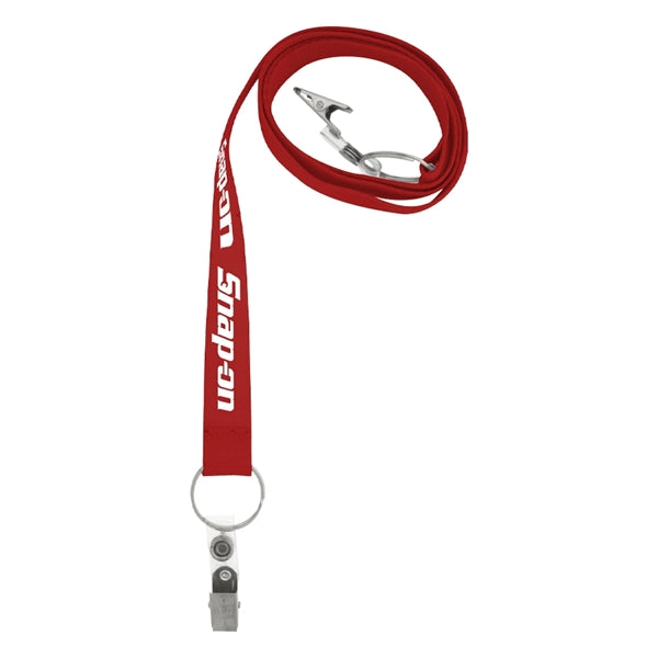 3/4 inch Recycled Econo Dual Attachment Lanyard