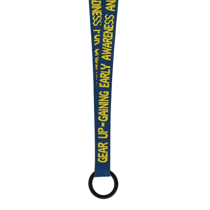 3/4" Woven Text Lanyard