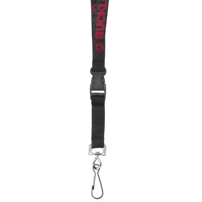 3/4" Woven Text Lanyard