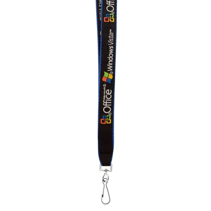 3/4" High Detail Woven Lanyard