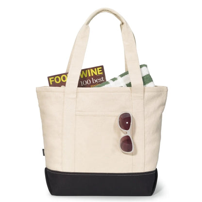Newport Cotton Zippered Tote
