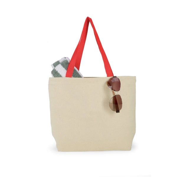 Colored Handle Tote