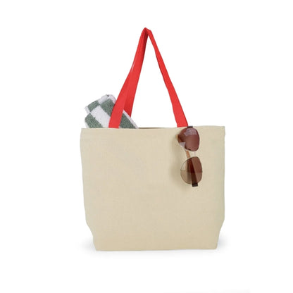 Colored Handle Tote
