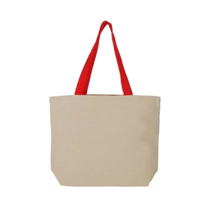 Colored Handle Tote