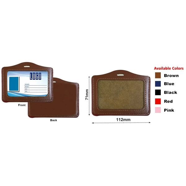 HORIZONTAL FAUX LEATHER HOLDERS