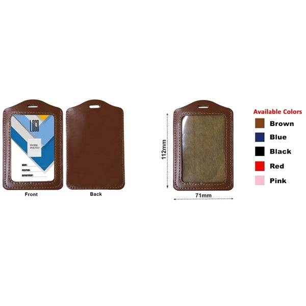 VERTICAL FAUX LEATHER HOLDERS