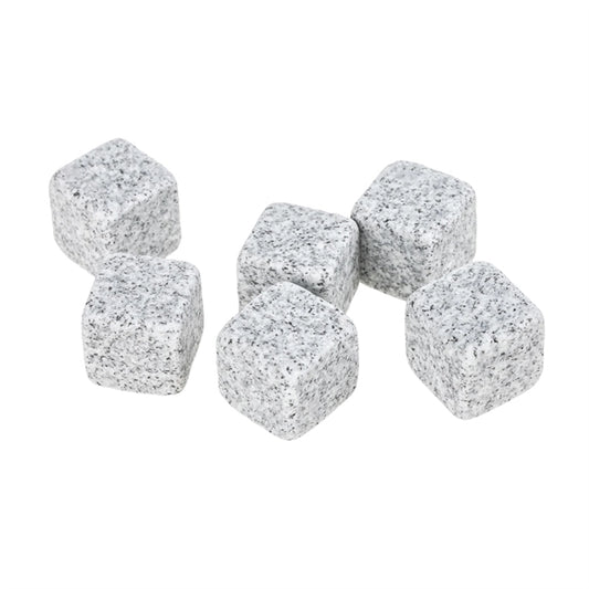 6 Pack Whiskey Marble Stones