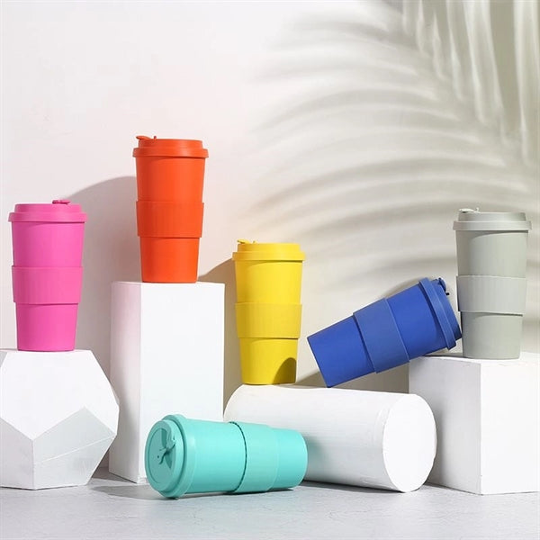 16 Oz Wheat Travel Tumbler
