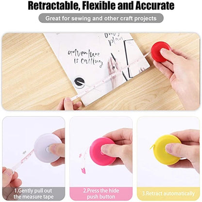 Retractable Soft Sewing Tape Measure