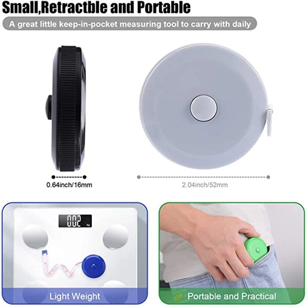 Retractable Soft Sewing Tape Measure