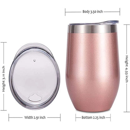 Stainless Steel 12oz Insulated Mug With Lid