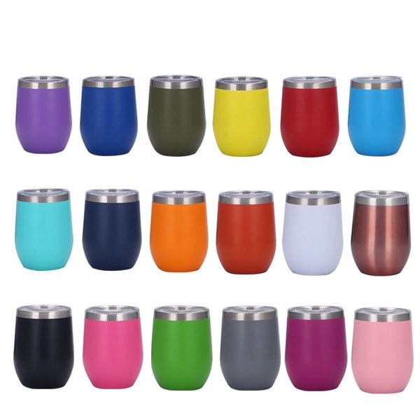 Stainless Steel 12oz Insulated Mug With Lid