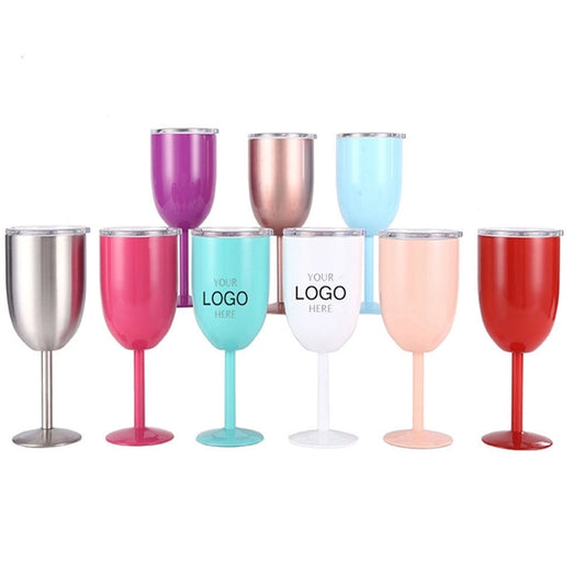 Stainless Steel Wineglasses 12 oz