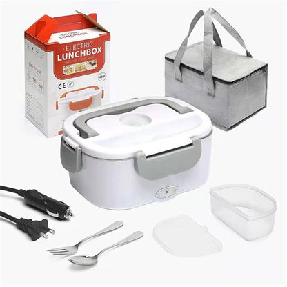 3 in 1 Electric Lunch Box for Car & Home w/ Carry Bag