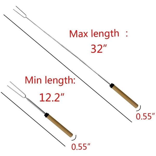 Telescoping Smores  Roasting Sticks