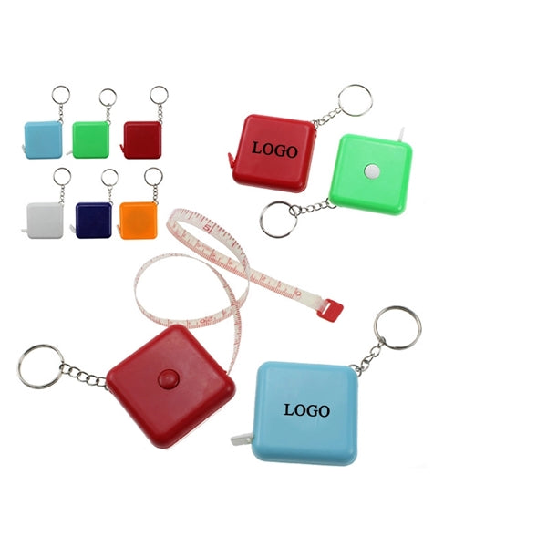 Retractable Keychain Measuring Mini Tape