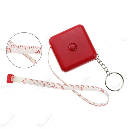 Retractable Keychain Measuring Mini Tape