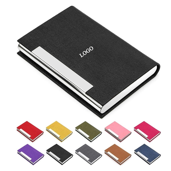 Business Card Case Professional PU Leather