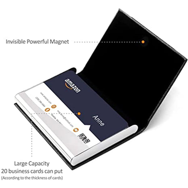 Business Card Case Professional PU Leather