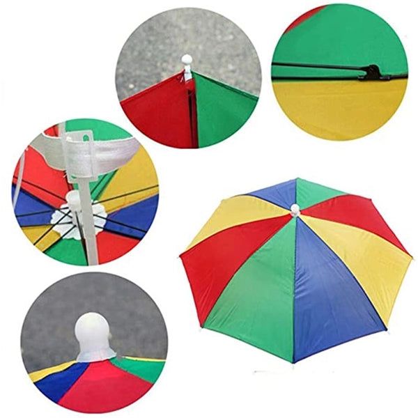 Wearing Umbrella Hat