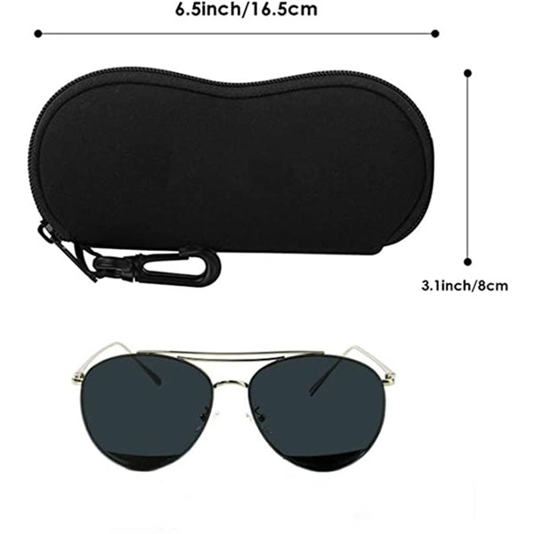 Neoprene Zipper Eyeglass Case