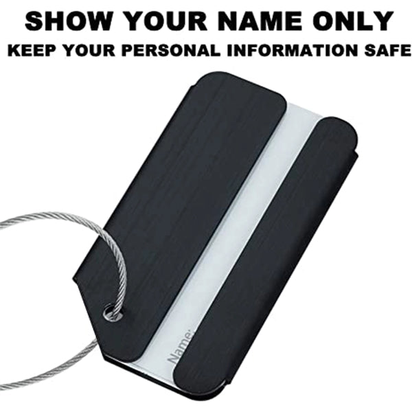 Luggage Tags Stainless Steel Aluminum