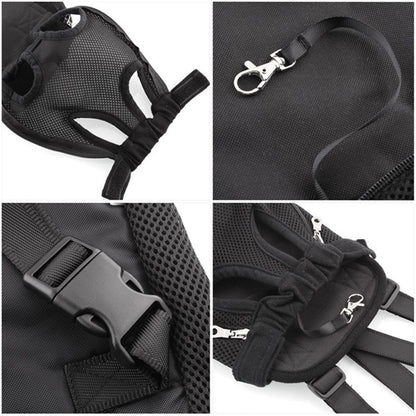 Adjustable Pet Front Carrier Backpack Travel Bag