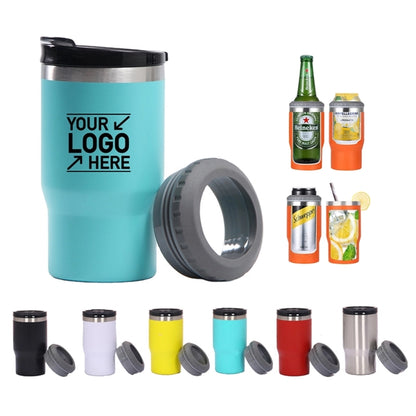 4 in 1 14Oz Stainless steel Tumbler Cooler Cup