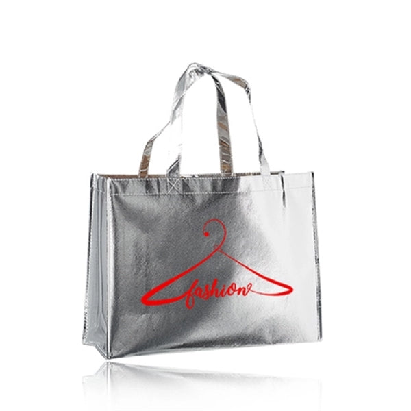 Kendra Metallic Laminated Shopping Bag