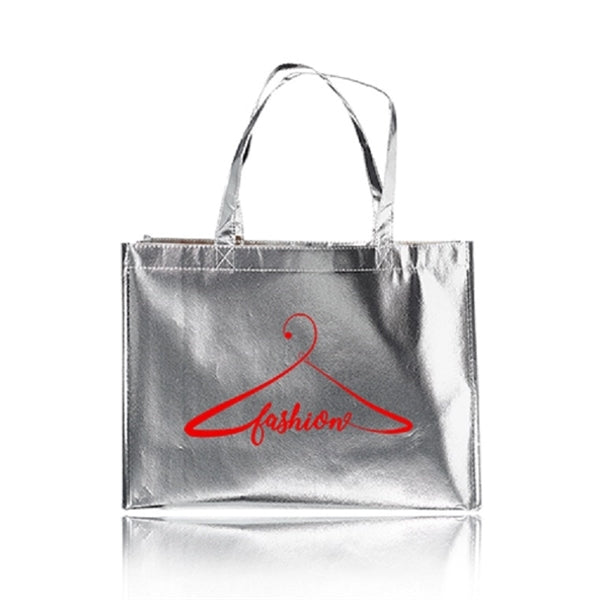 Kendra Metallic Laminated Shopping Bag