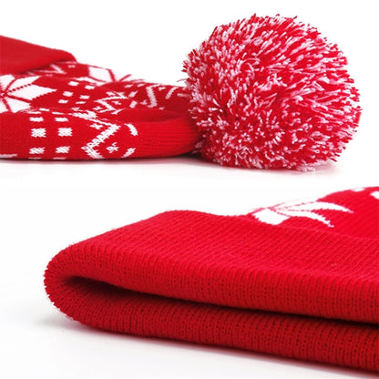Christmas Hat Winter Knitted Crochet