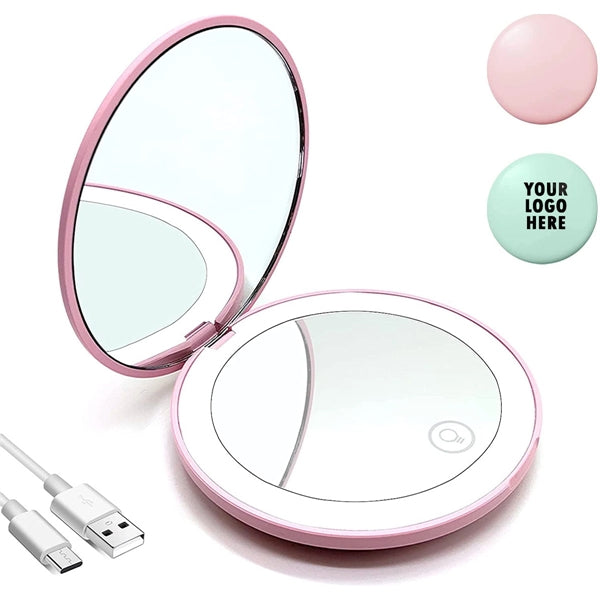 Rechargeable  LED Compact-Mirror