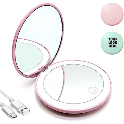 Rechargeable  LED Compact-Mirror