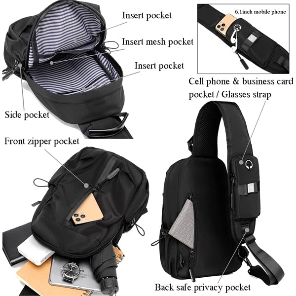 Sling Crossbody Backpack