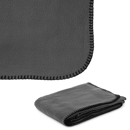 260g Anti-Pill Embroidered Fleece Throw Blanket 50" x 60"