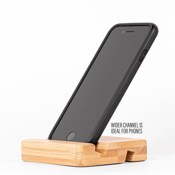 The Bamboo Dual Tablet and Mobile Device Holder