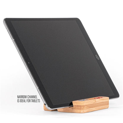 The Bamboo Dual Tablet and Mobile Device Holder