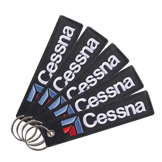 Embroidered Keychain Cloth Tag