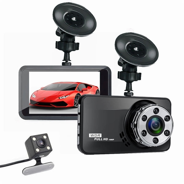 Dash Cam Front and Rear 1080P Full HD