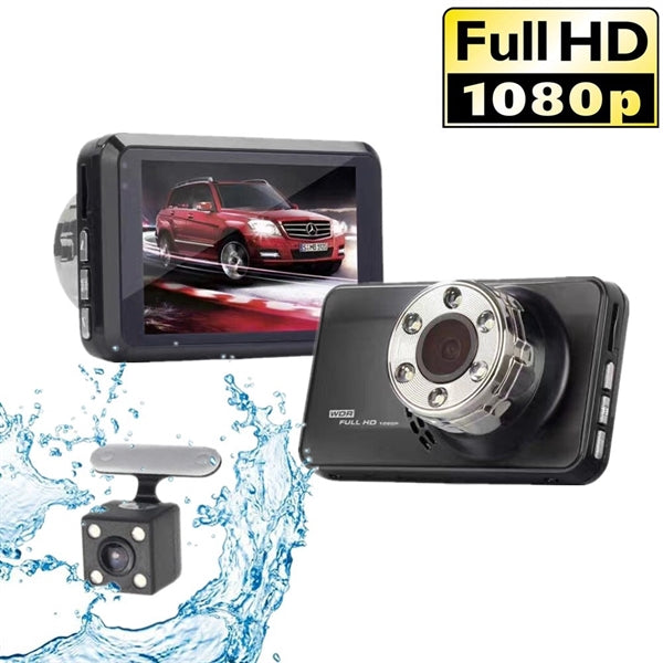 Dash Cam Front and Rear 1080P Full HD