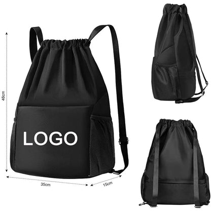 Oxford Cloth Drawstring Backpack