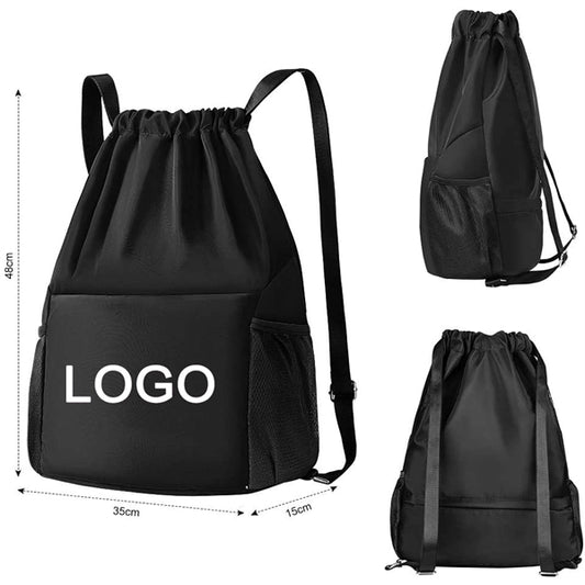 Oxford Cloth Drawstring Backpack