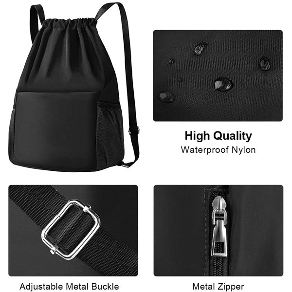 Oxford Cloth Drawstring Backpack