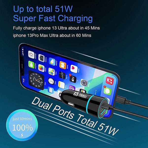 Fast USB  Car Charger Adapter
