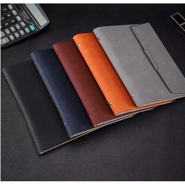 Leather Binder Portfolio Padfolio Folder