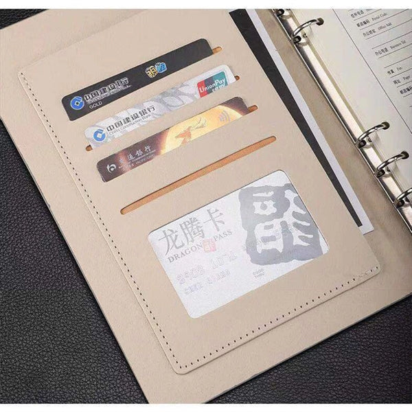 Leather Binder Portfolio Padfolio Folder