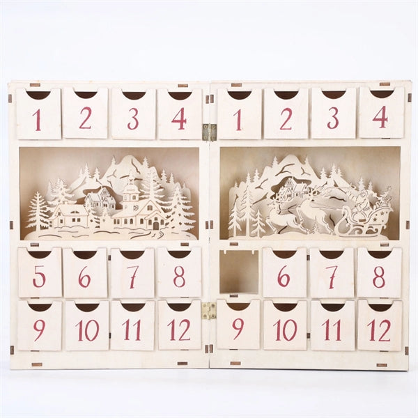 Wooden Christmas Advent Calendar