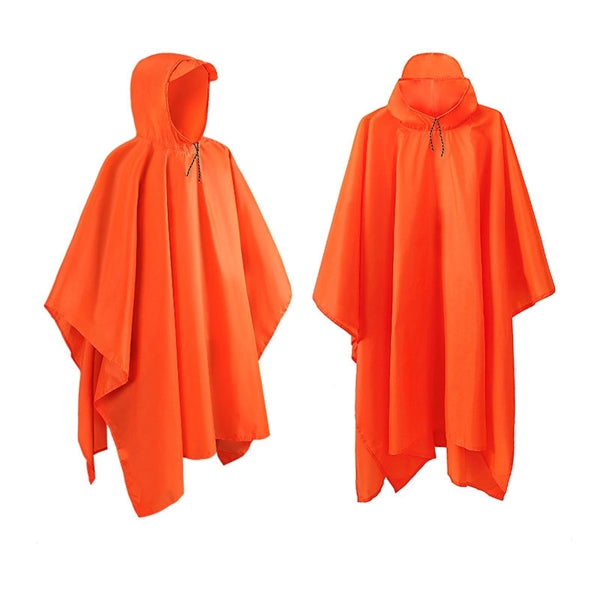 Waterproof Rain Poncho For Camping Hiking