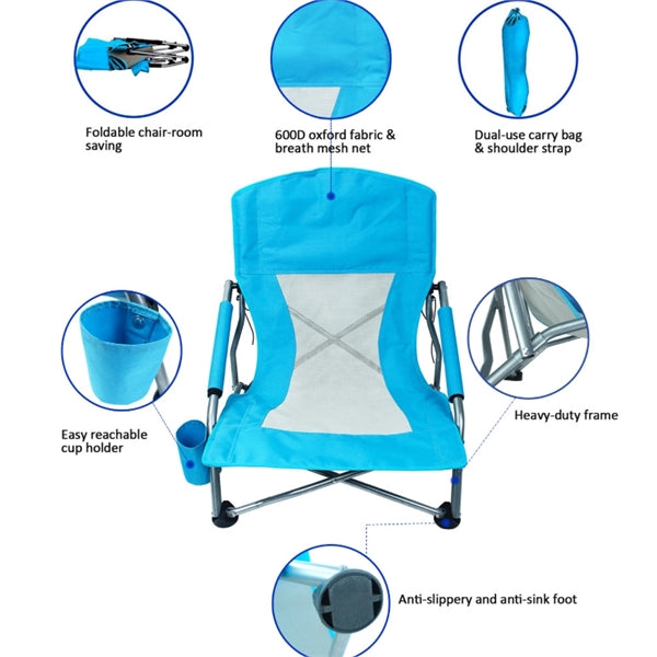 Low Beach Camping Folding Chair